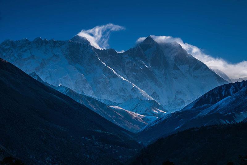Primeras vistas del Everest