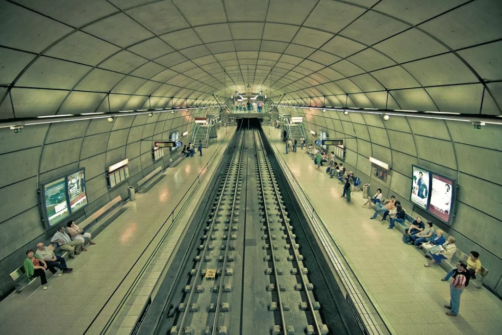 Estación del metro de Bilbao