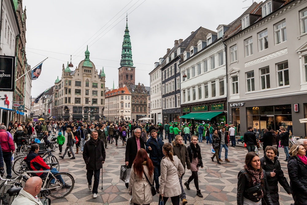 Zona de compras de Copenhague