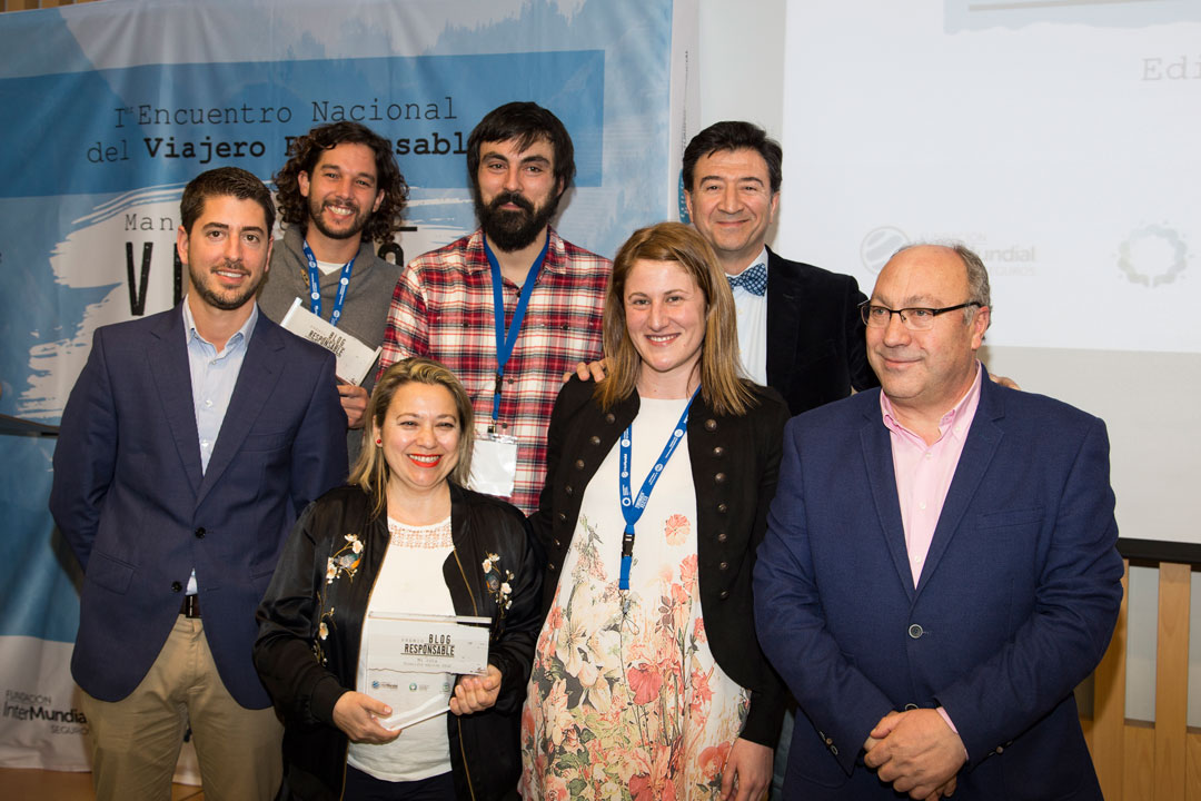 En la foto, además de los premiados, representantes de Diputación de León, Fundación InterMundial e ITR