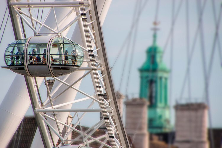 visit in london (London Eye)