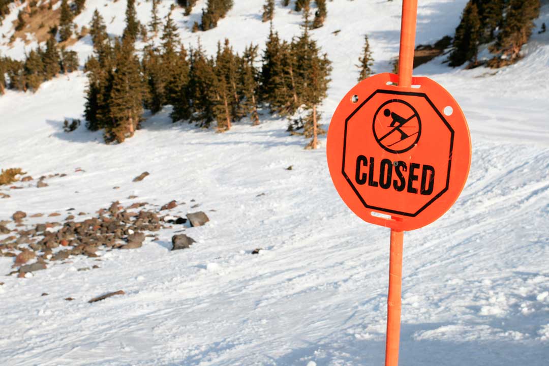 Cierre de pistas: ¿Es posible recuperar el coste del forfait?