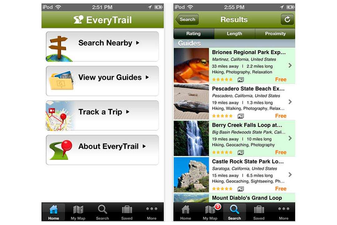 EveryTrail: condivide i tuoi viaggi e percorsi su iPhone e iPad