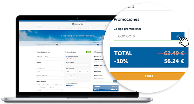 promoción seguro de viaje