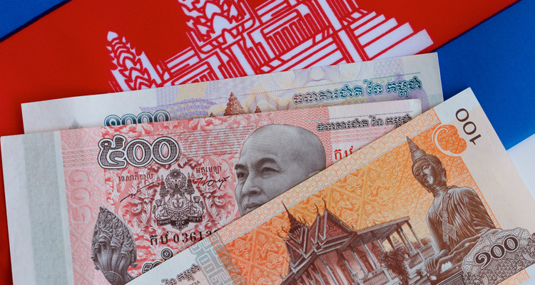 Cambio de divisas y pagos en Camboya